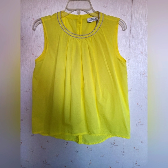 Size 8, 100% cotton,  yellow top 💛 - Picture 1 of 10